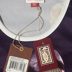 Mens Mitchell & Ness NBA Behind The Back Tank Los Angeles Lakers